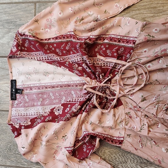 NWOT pink peasant top - Picture 3 of 4